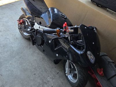 Gas power mini bike runs great and is fast
