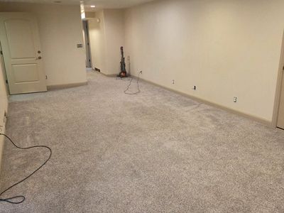 Used Carpet Flooring - Neutral Gray/Brown Blend, Good Condition