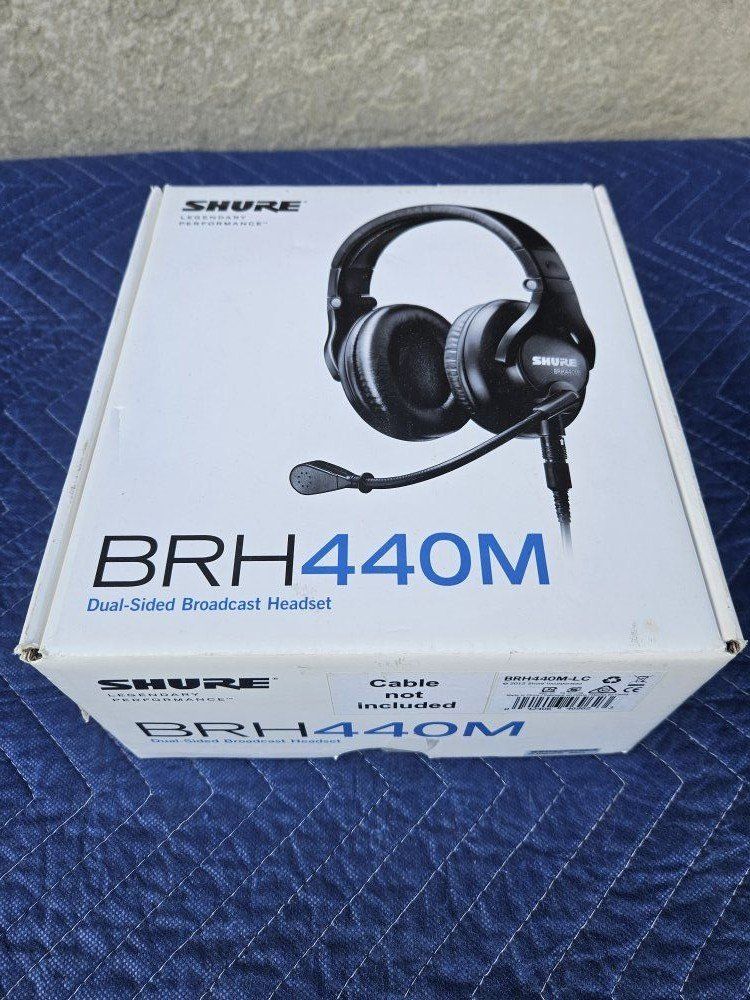 Shure BRH440M Dual-Sided Broadcast Headset w/Cable