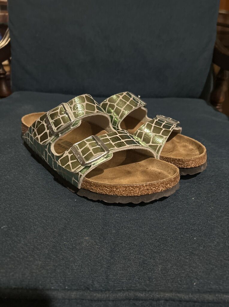 Green Birkenstocks
