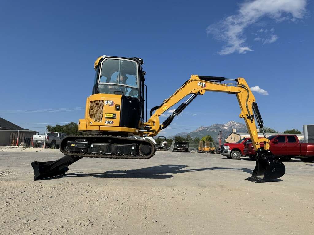 Cat 302.7 Mini Excavator Rental – Expandable Tracks – Perfect for Backyard Access - Half day options