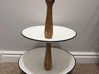 Darling Metal Two Tier Curved Farmhouse Stand