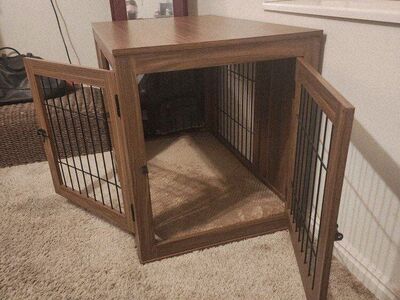 Furniture-Style Wood Dog Crate