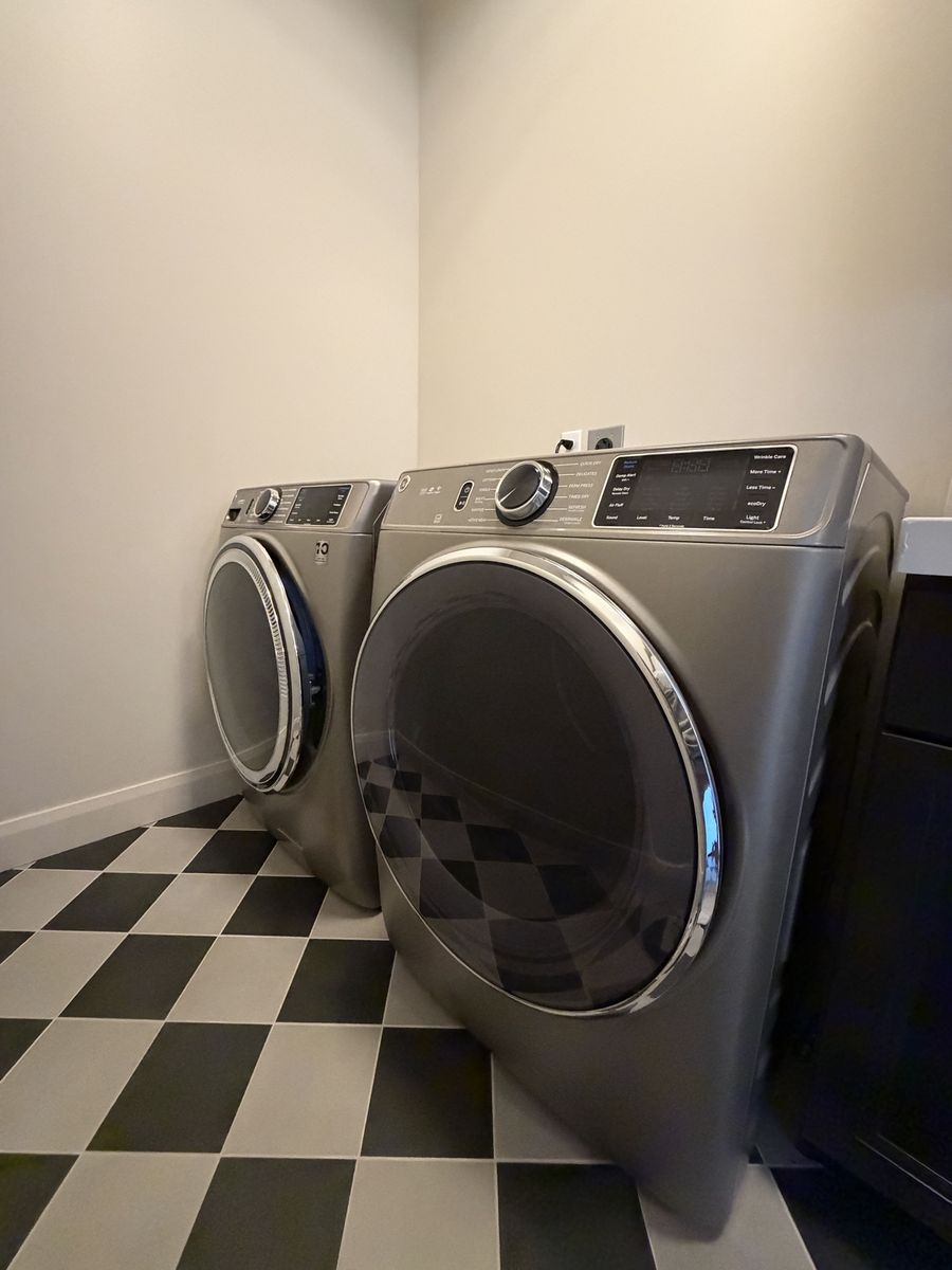 GE Front Load Washer & Gas Dryer