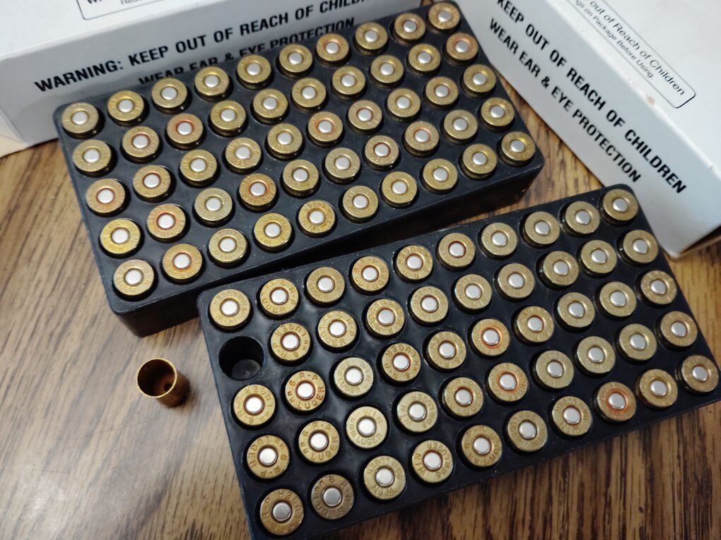 (100) primed 9mm brass