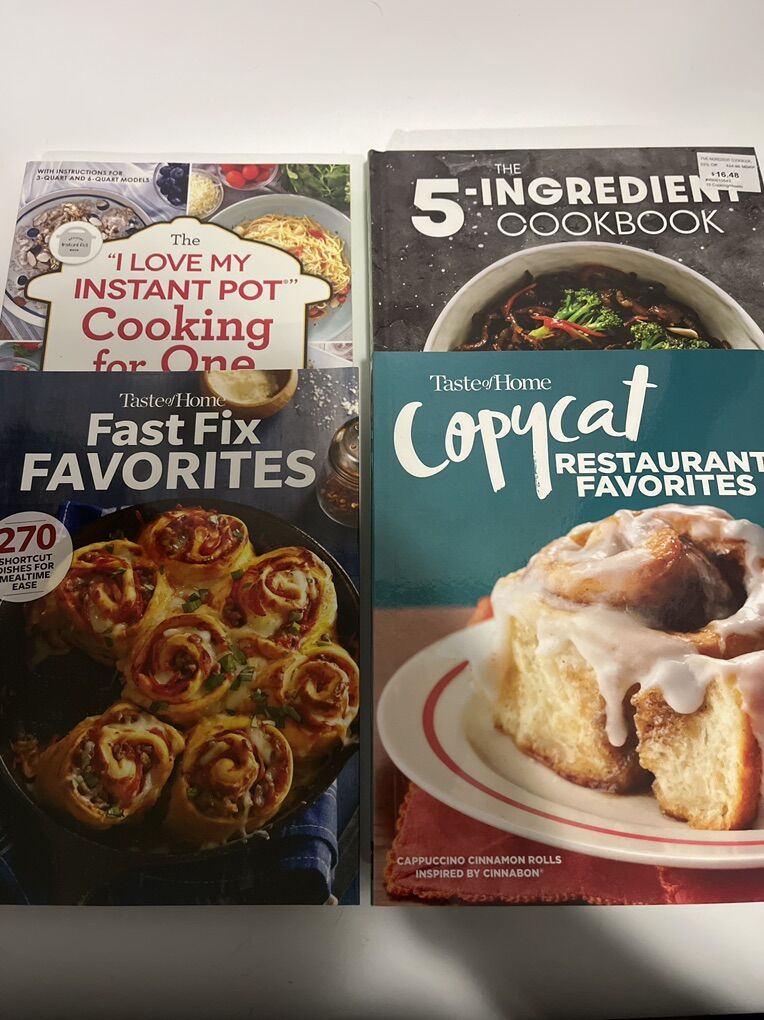 4 Cookbooks