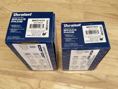 Ford f150 duralast ceramic brake pads NEW in box