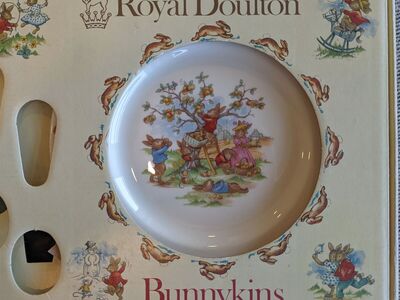 Royal Doulton Bunnykins Plate Easter