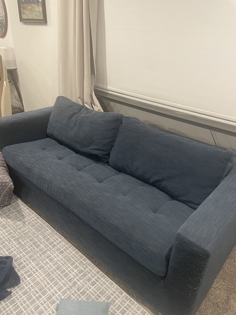 Article, Sofa Bed Couch Dark Blue