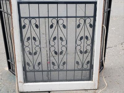 Vintage Wooden Single Pane Window