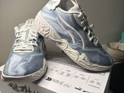 Puma MB.03 LaMelo Ball Blue White Basketball Sneakers Shoes with Box