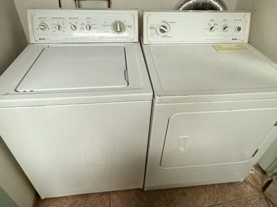 Washer and Dryer Super Capacity