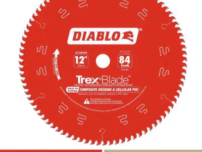 DIABLO 12in. x 84-Teeth TrexBlade Circular Saw Blade for Composites and Plastic