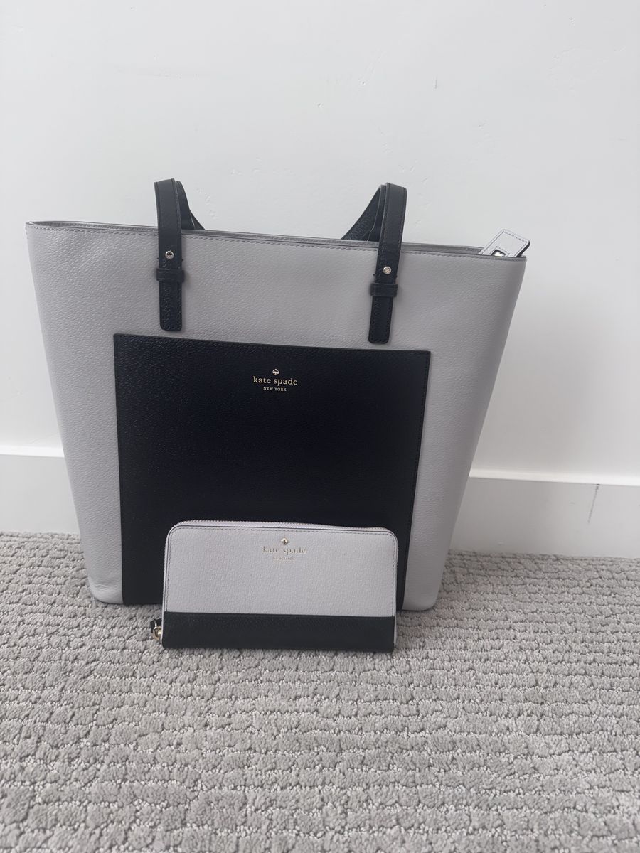 Kate Spade Saffiano Leather Tote and Wallet