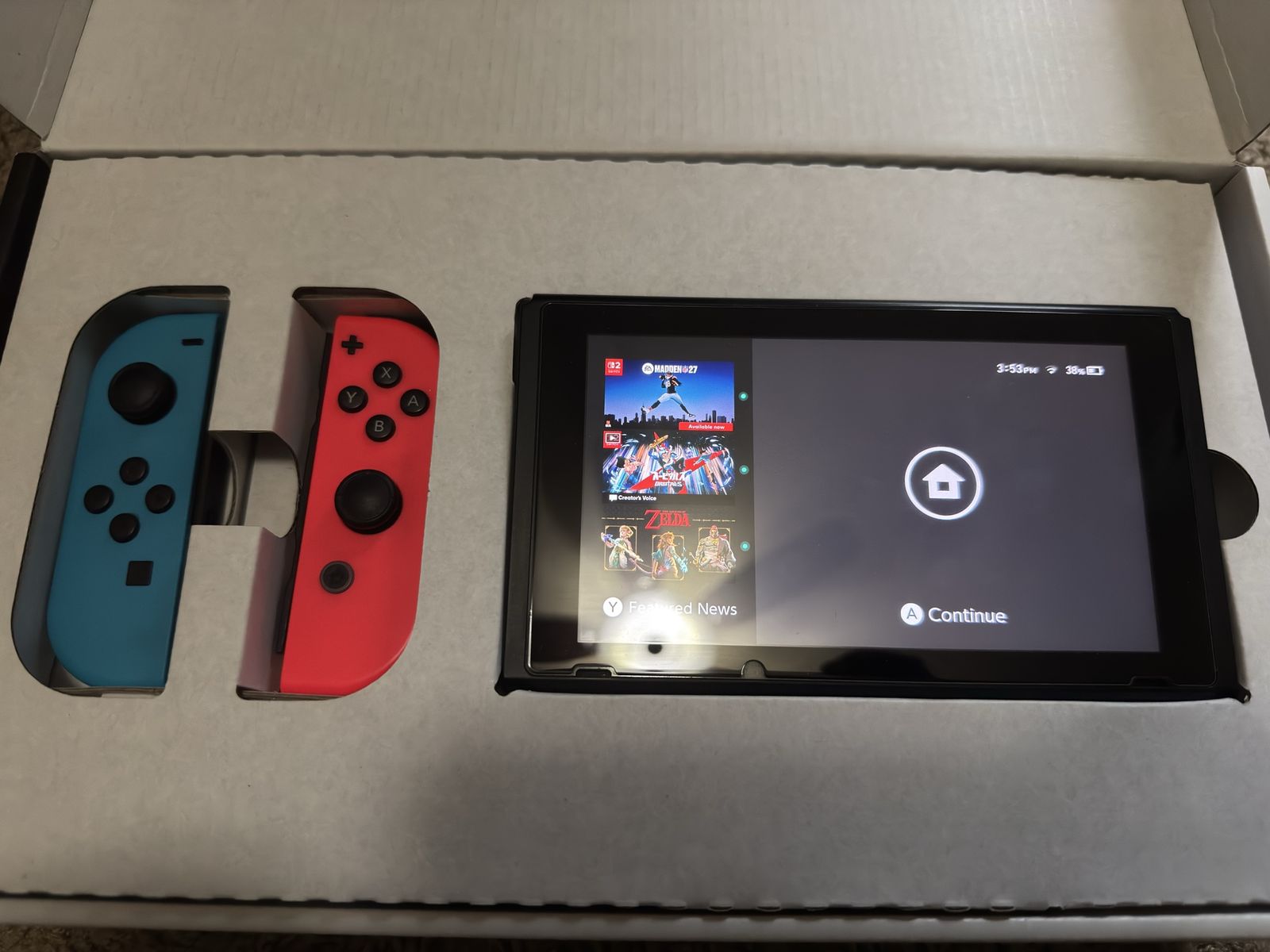 Nintendo switch 1 with 128gb memory card