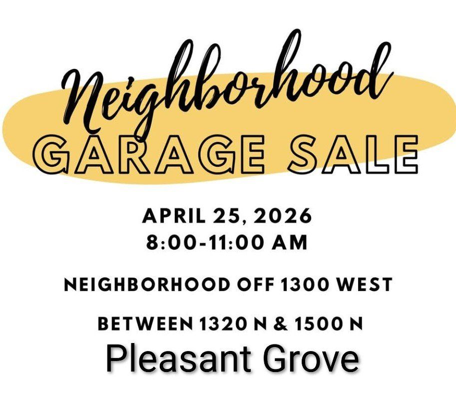 Neighborhood Yard Sale