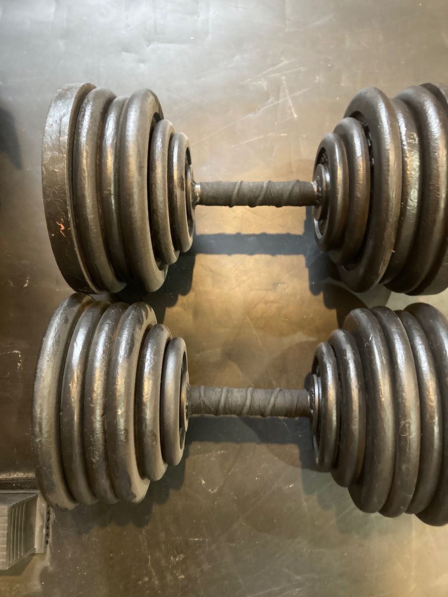 Dumbbell and plates