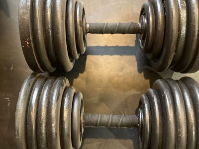 Dumbbell and plates
