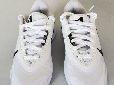 Nike A'One A'ja Wilson TB Basketball Shoes White Black Women's Size 6.5 HQ8500-100