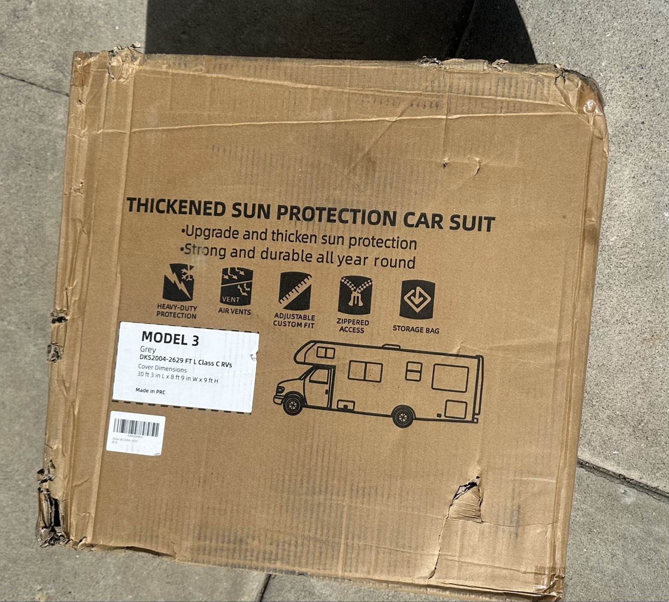 New Class C RV Cover