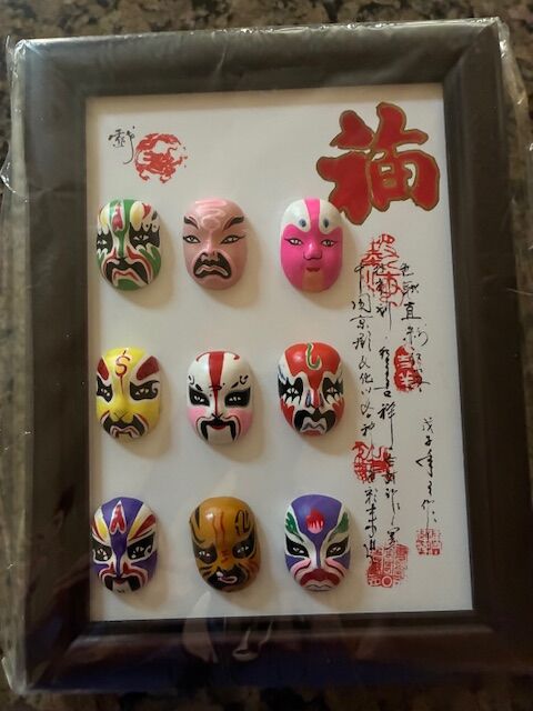 Chinese Opera Mini Masks