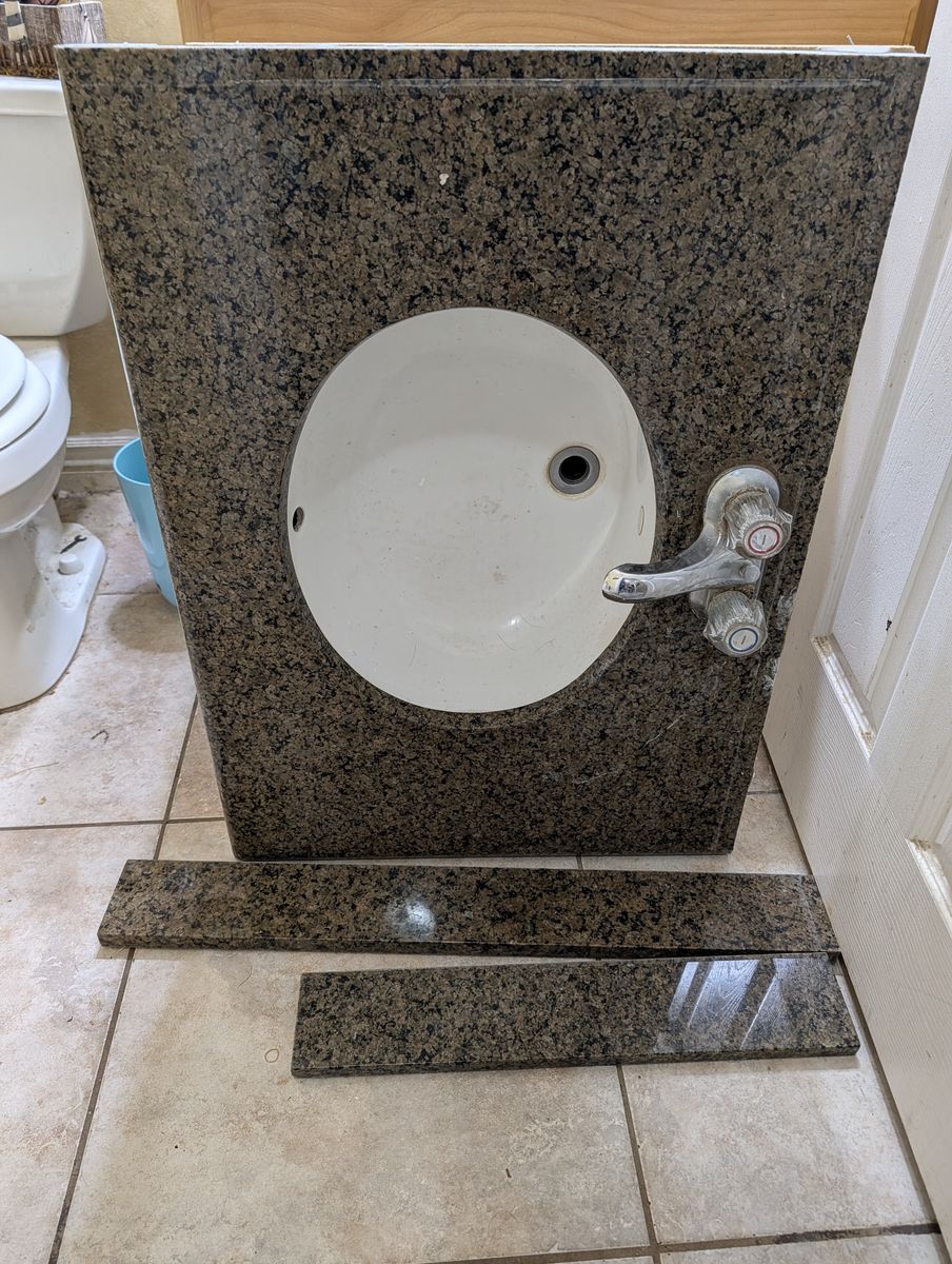 Kohler sink with Granite countertop