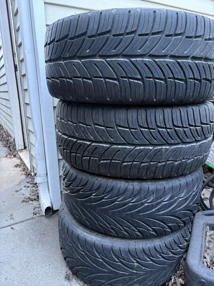 Mustang 5 lug rims and tires