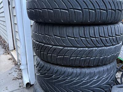 Mustang 5 lug rims and tires