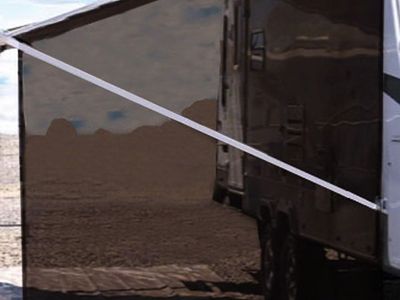 2- RV Awning Side Sun Shade Screen