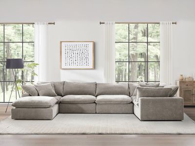 LABOR DAY SALE — SEREEN 6-PIECE FABRIC MODULAR SECTIONAL — ONLY $1,599!