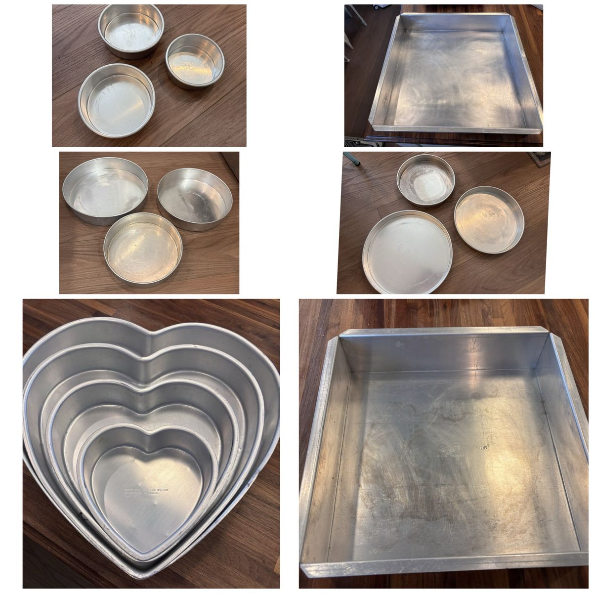 Assorted Cake Pans $5 Each