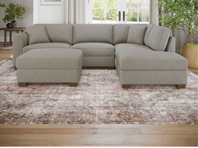 Thomasville Walsen Sectional with Storage Ottoman-Costco ( New in box )