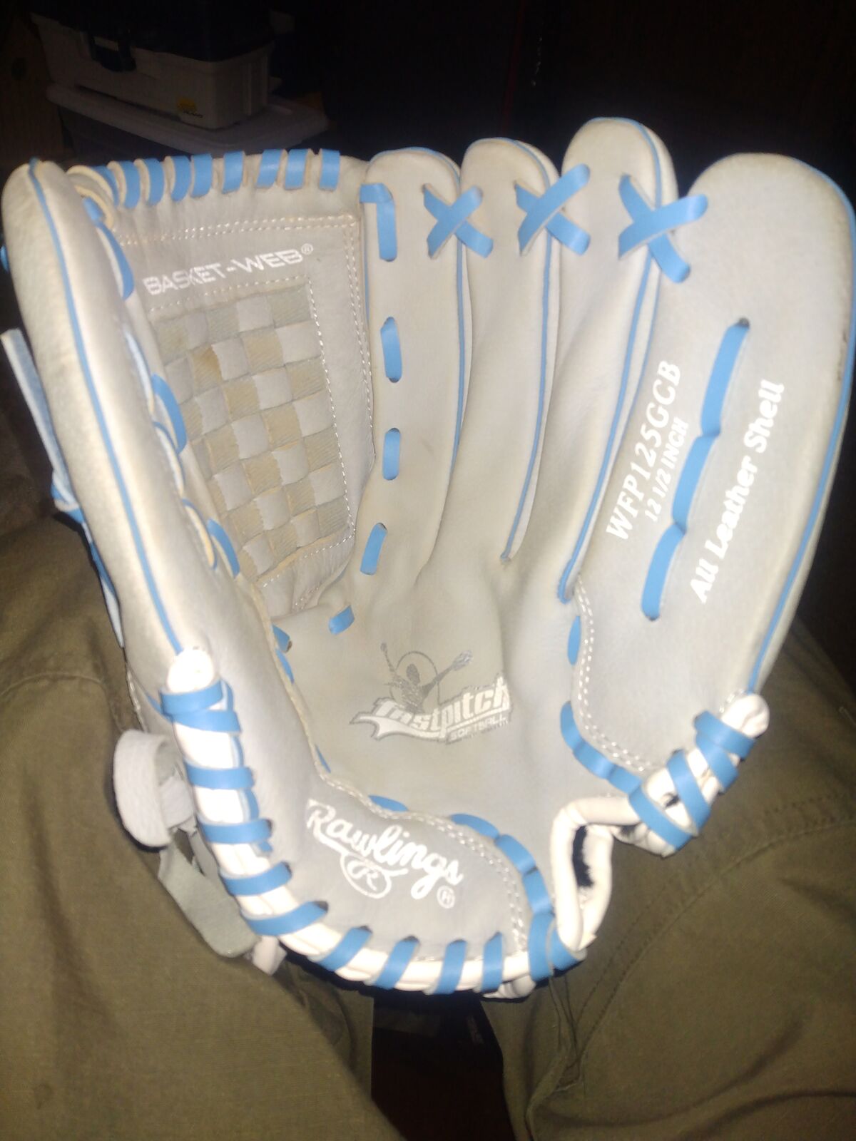 Fast pitch softball glove