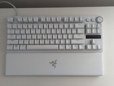 Razer Huntsman V3 Pro TKL Gaming Keyboard – White
