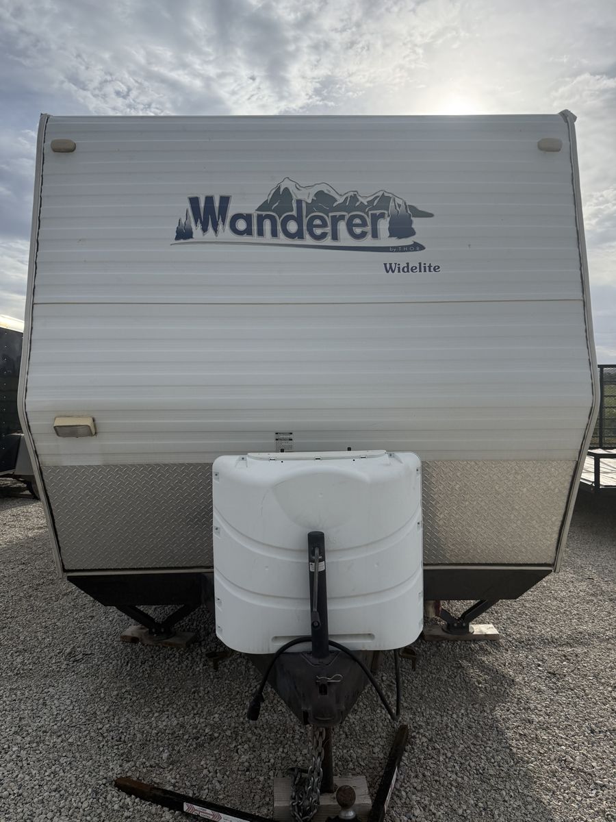 25.5’ Wanderer bumper pull trailer.
