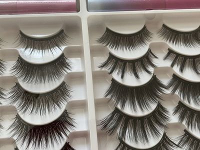 Magnetic Eyelashes and Eyeliner Kit with Multiple Styles, brand new crimping hair iron brand new disco splash eyeshadow and much