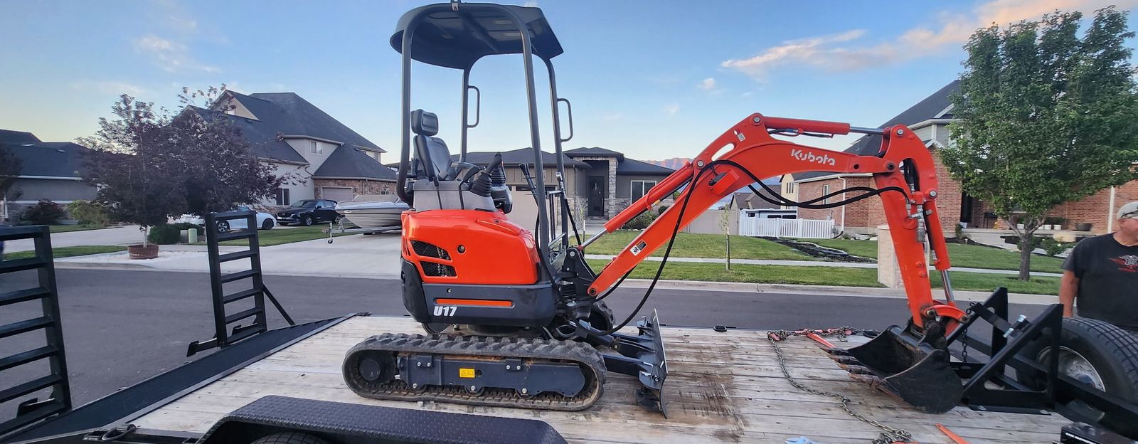 New Kubota U17 mini excavator