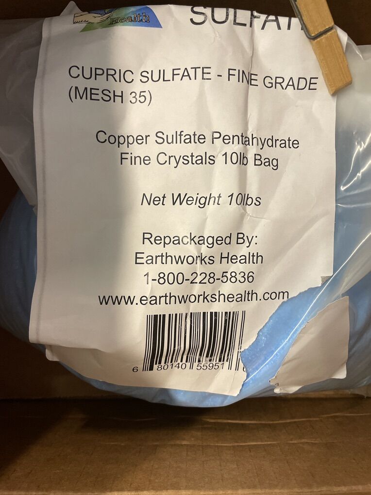 copper Sulfate Crystals