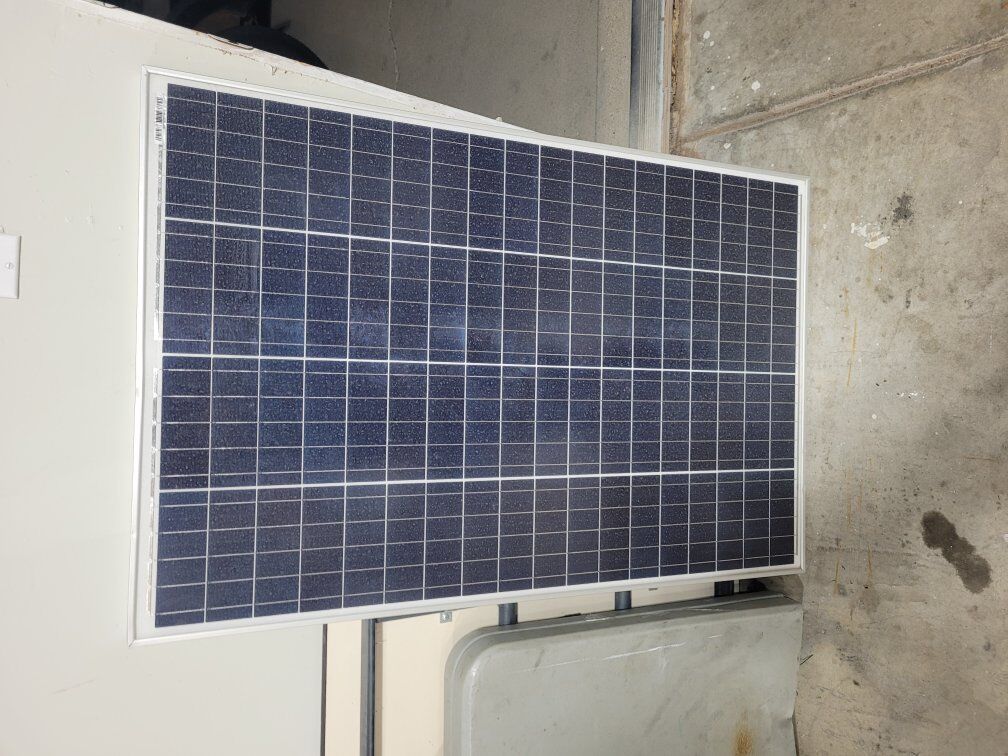 100w solar panel w/ controller