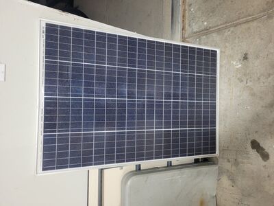 100w solar panel w/ controller