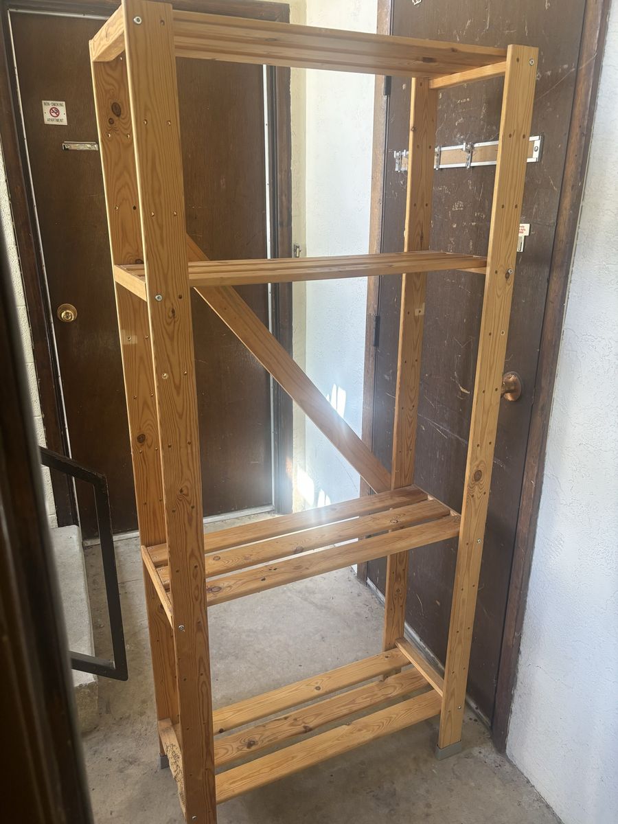 Wooden Shelf Unit