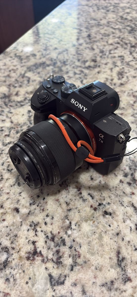 Sony A7iii with Sony 50 1.8
