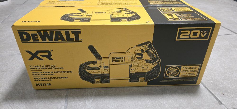 Dewalt Cordless Brushless Deep Cut Band Saw