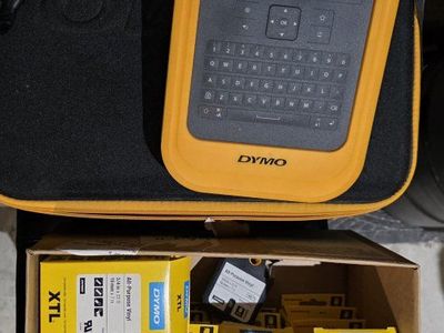 Dymo XTL 500 Label Maker Kit w/ Hard Case & XTL Labels - All-Purpose Vinyl & Heat-Shrink