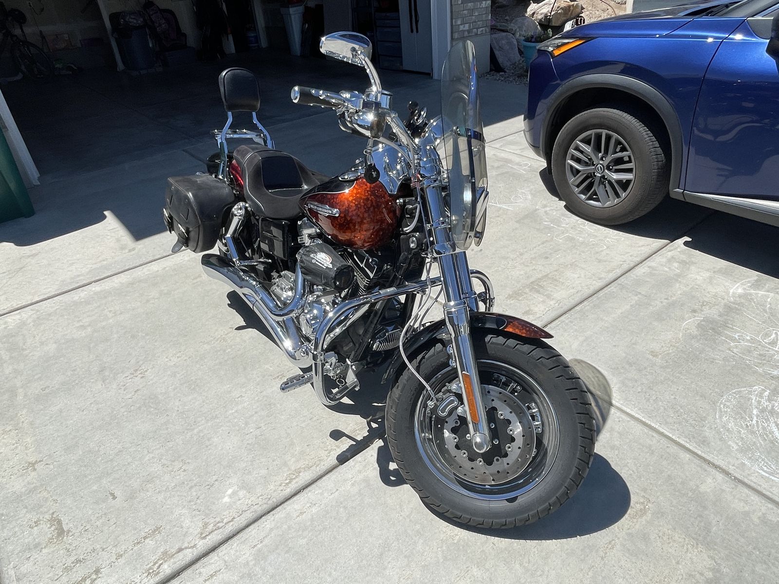2009 Harley Davidson Fat Bob CVO Screamin' Eagle, 117 CI, Custom Paint, 6,341 Miles