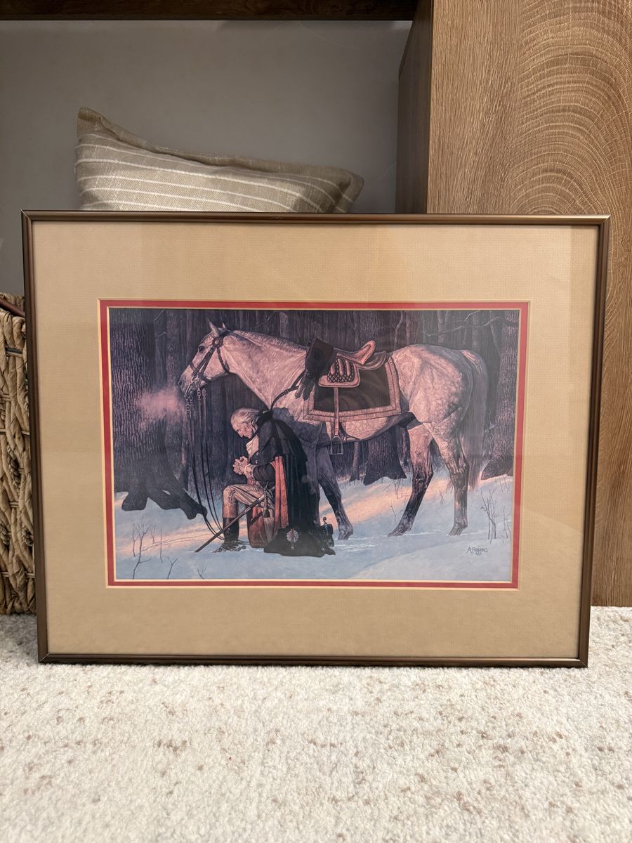 George Washington “Prayer at Valley Forge” Print