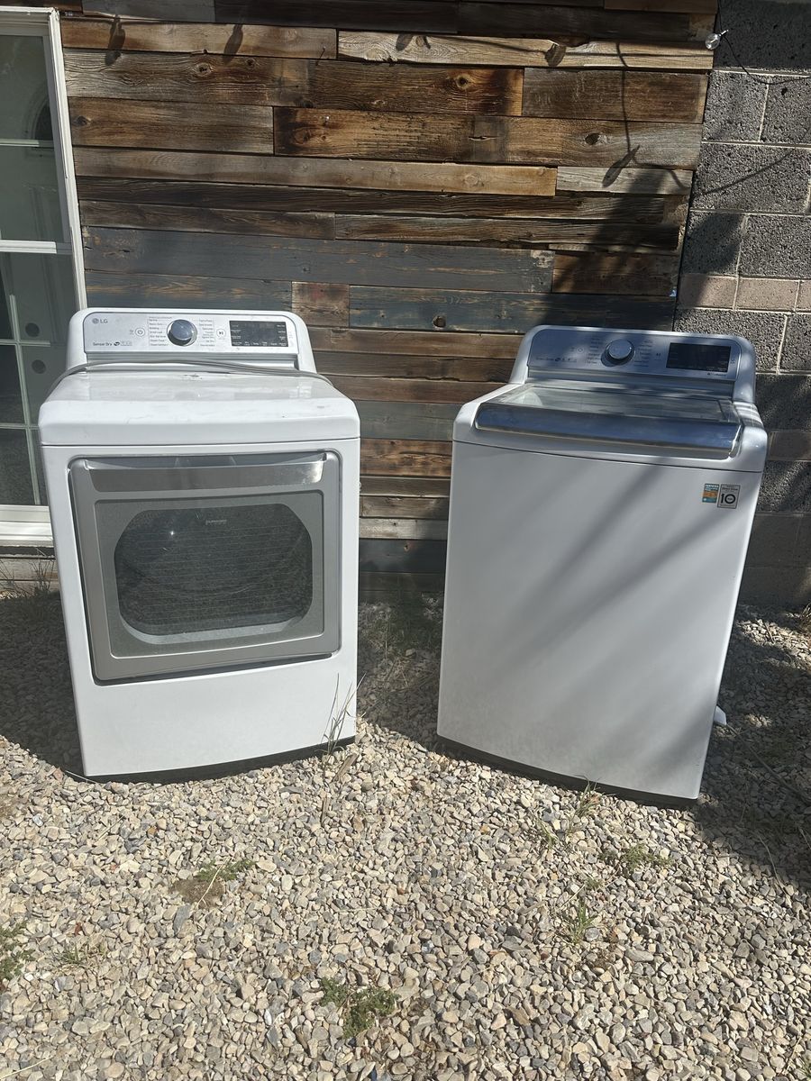 LG washer and dryer set