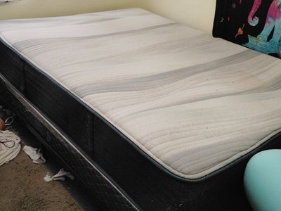 Queen size Mattress and Box Spring Set - Used Condition, Ready for a New Home