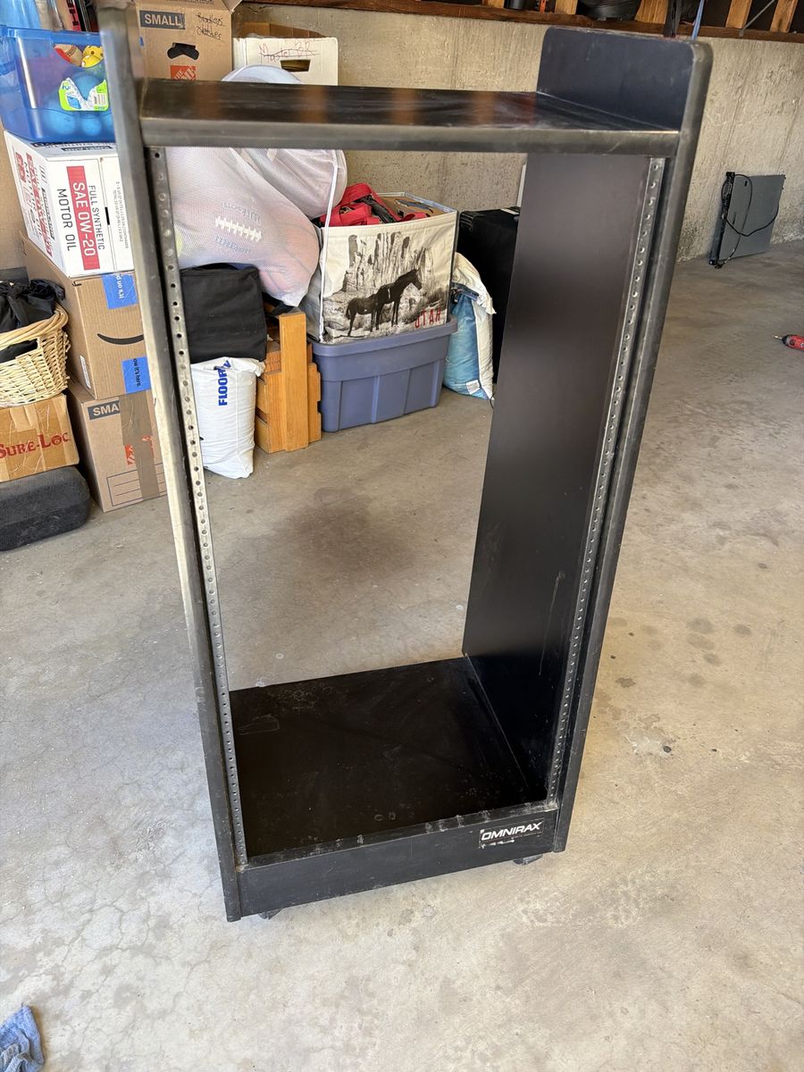 Omnirax Studio Rackmount Equipment Stand Black