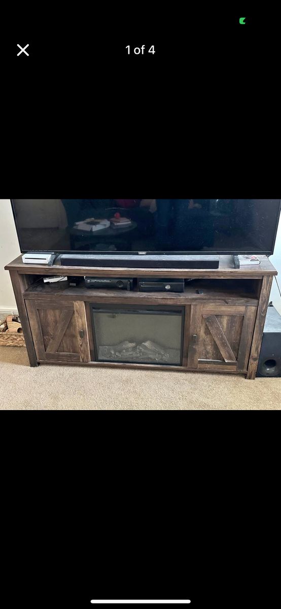 Wood Electric Fireplace
